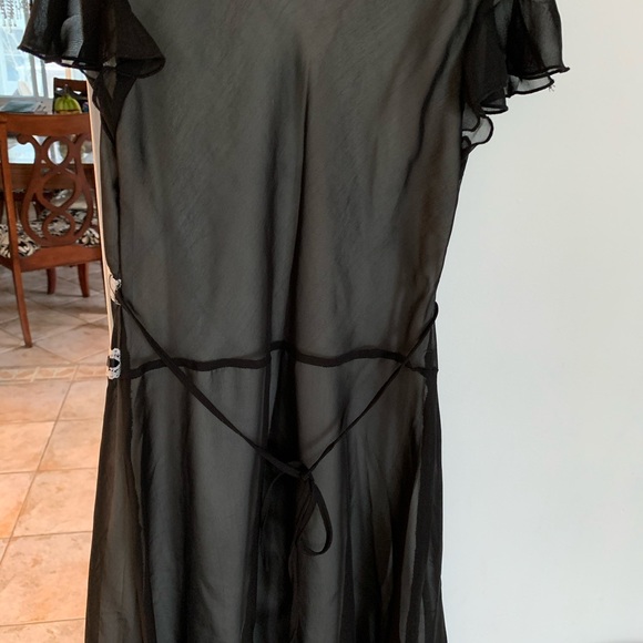 Little Girls Dress black&white size 7 **2/$25.00** - Picture 5 of 8